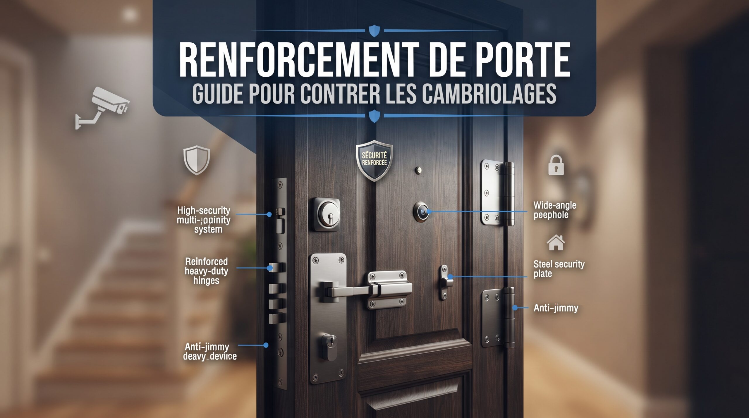Renforcement de porte : Guide pour contrer les cambriolages