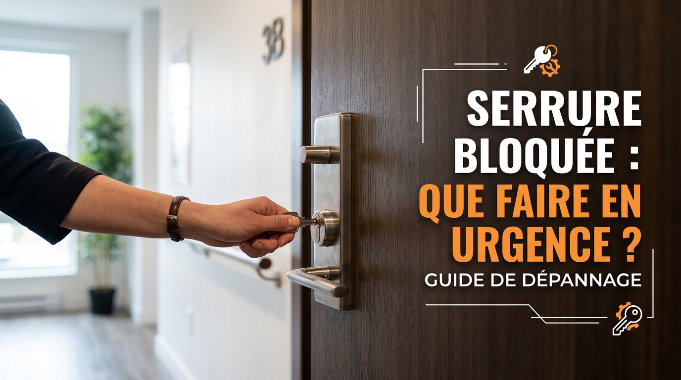 Serrure bloquée : Que faire en urgence ? Guide de dépannage
