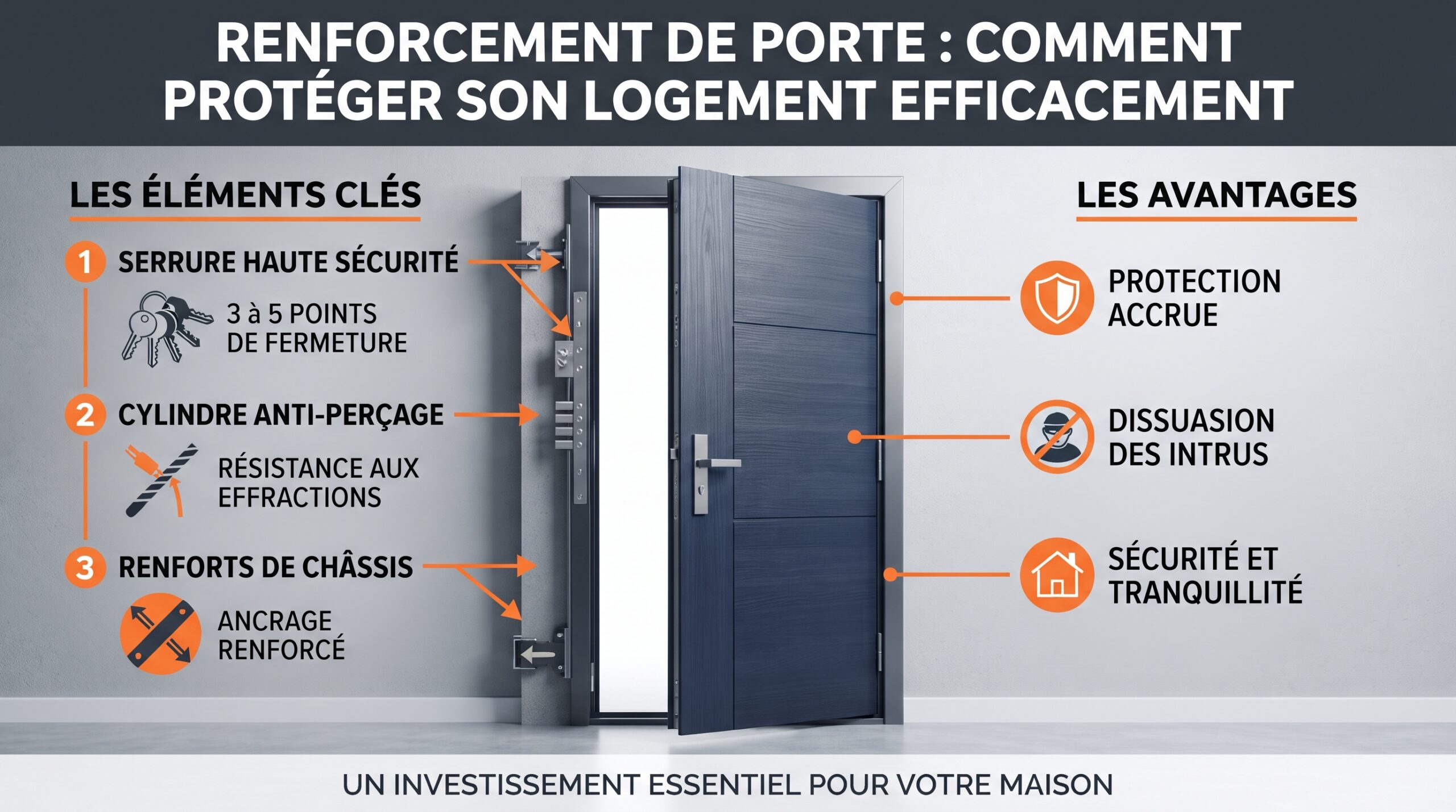 Renforcement de porte : Comment protéger son logement efficacement